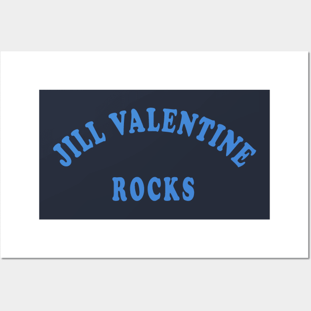 Jill Valentine Rocks Wall Art by Lyvershop